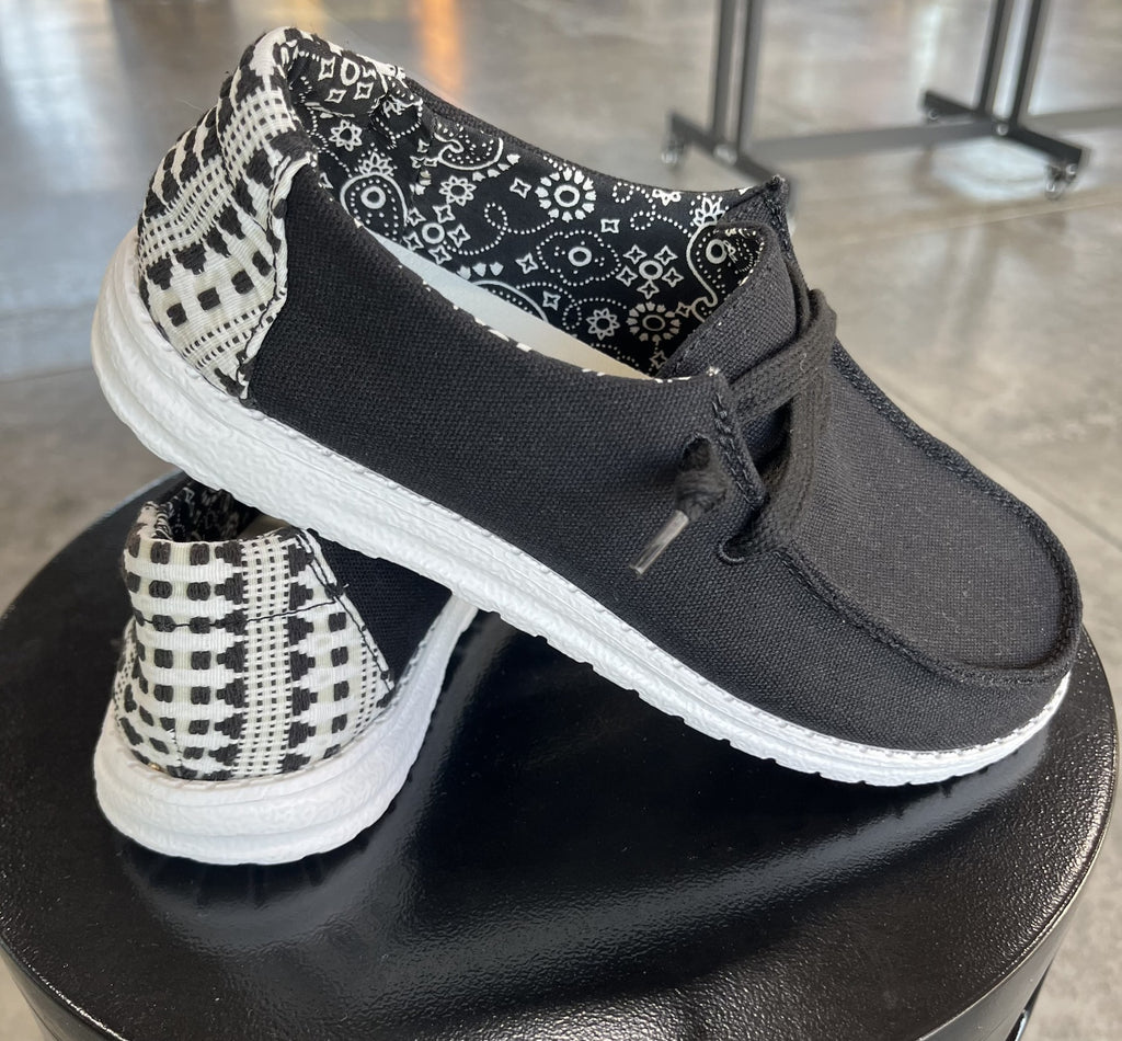 Women’s Black Slip-On Shoes