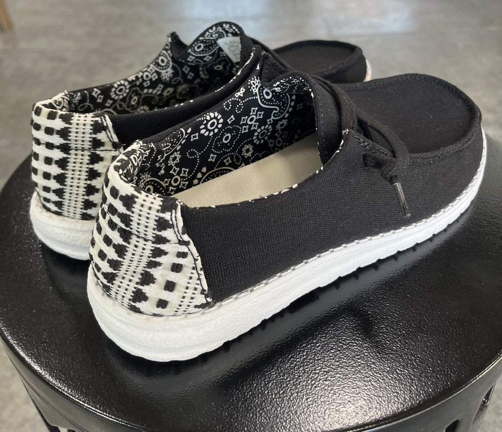 Women’s Black Slip-On Shoes
