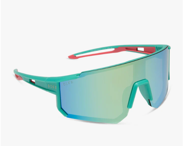 Heat Turquoise + Turquoise Ice Mirror Polarized | Diff Eyewear