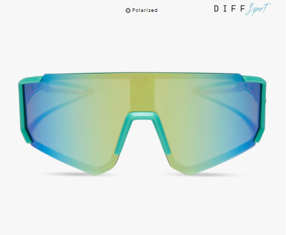 Heat Turquoise + Turquoise Ice Mirror Polarized | Diff Eyewear