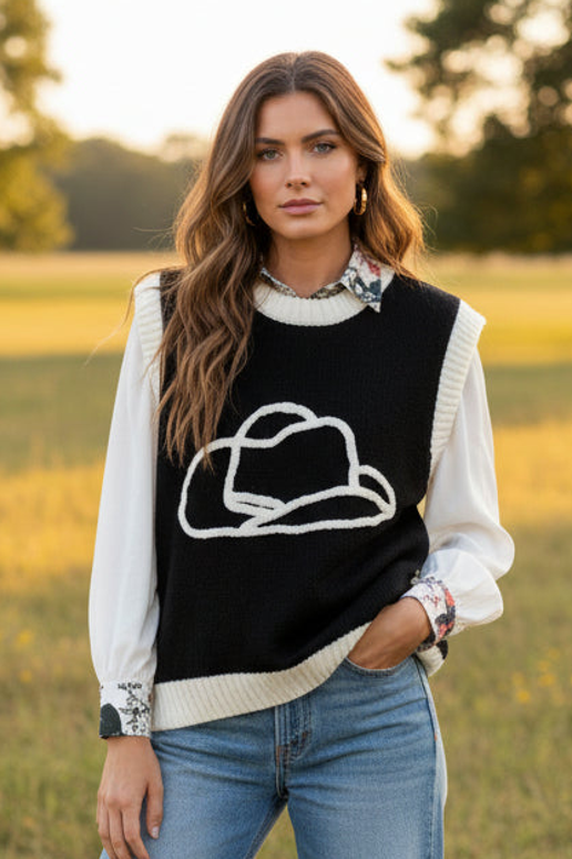 Howdy Darling Sweater Vest