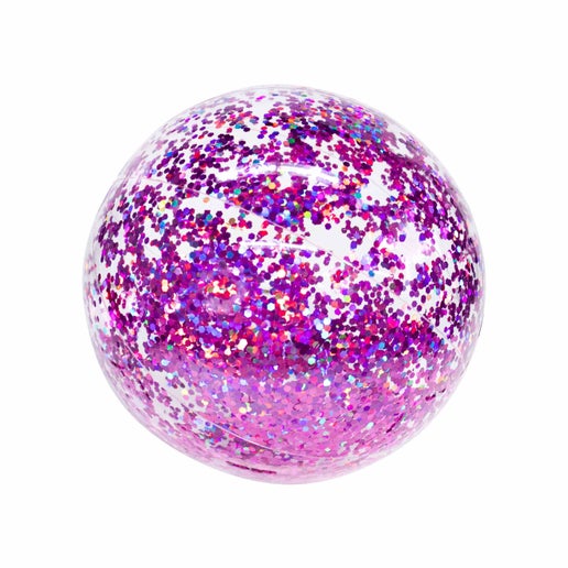 PoolCandy Orchid Glitter Jumbo Beach Ball