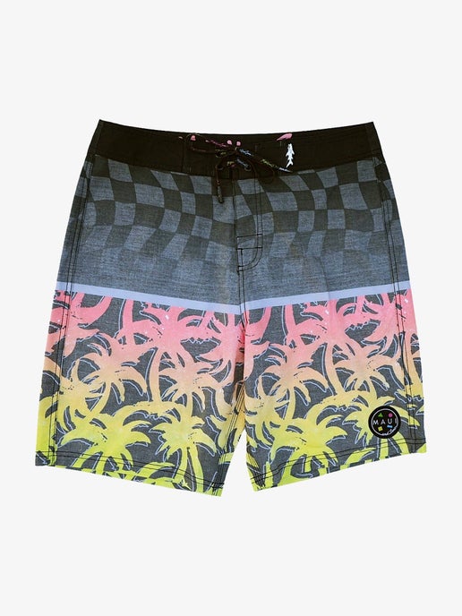 Maui & Sons “Cali Roots” Board Shorts | Coral