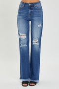 Distressed Wide Leg Jeans | Risen