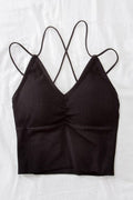 Everyday Essential Ribbed Bralette | Black
