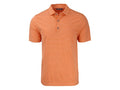 Cutter & Buck Forge Eco Heather Stripe Polo | College Orange Heather