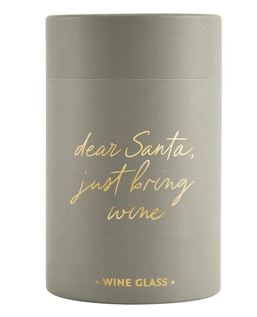 Dear Santa | Stemless Wine Glass