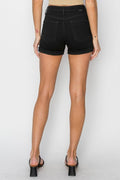 High Rise Shorts – Midnight Black