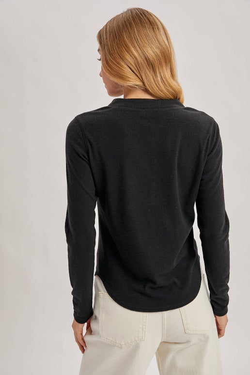 Refined Long-Sleeve Henley