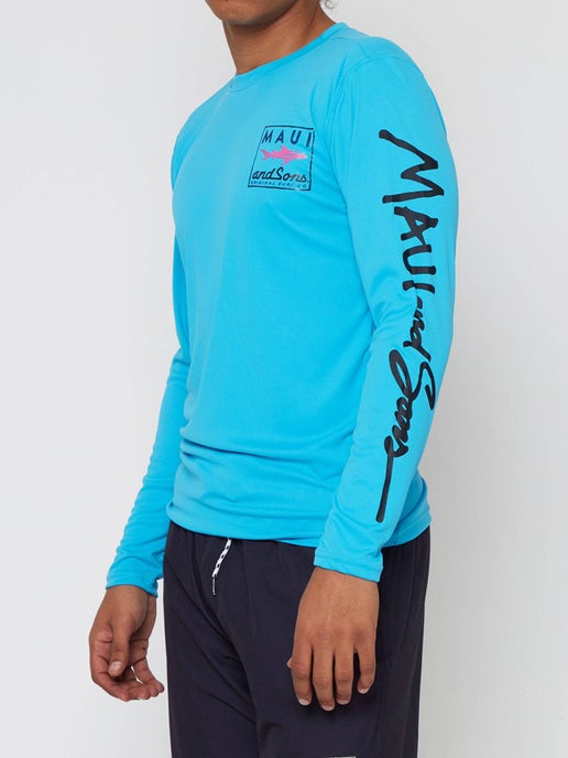 Maui & Sons “Flow” Sun Shirt | Men’s (Black or Blue)