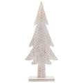 White Wash Basketweave Tree Christmas