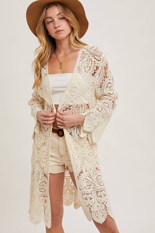 Southern Charm Bell Sleeve Cardigan