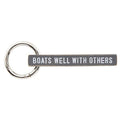 Boats Well with Others | Wood Key Chain