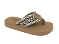 GJazz Leopard Print Flip Flops
