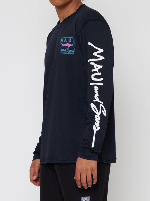 Maui & Sons “Flow” Sun Shirt | Men’s (Black or Blue)