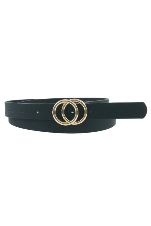 Thin Double Ring Belt