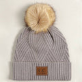 Heather Cuff CC Exclusive Beanie with Pom-Pom
