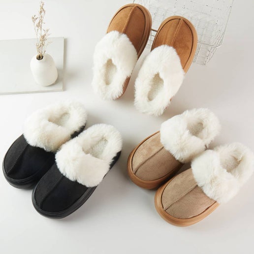 Lexie Suede Soft Home Slippers