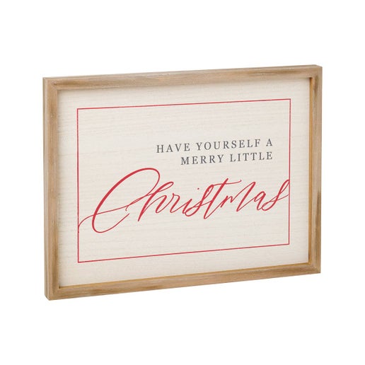 Merry Little Christmas Sign