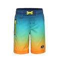 Rokka & Rolla Boys 4-Way Stretch Swim Trunks | Blue/Orange
