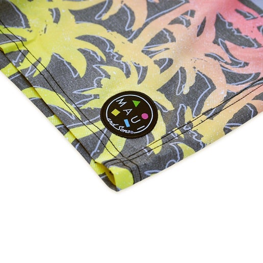 Maui & Sons “Cali Roots” Board Shorts | Coral