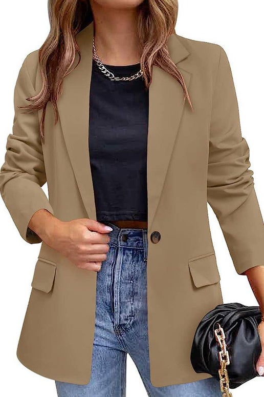 Chic Essentials Open Lapel Blazer