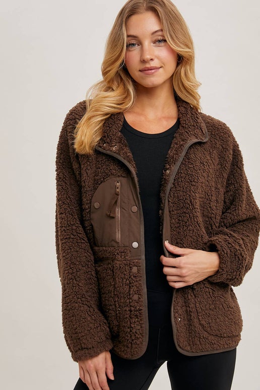 Fleece Sherpa Jacket | Coco