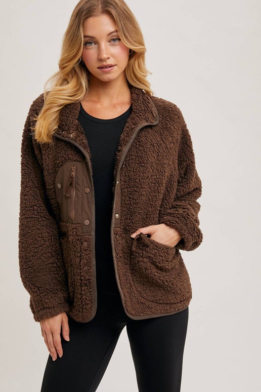 Fleece Sherpa Jacket | Coco