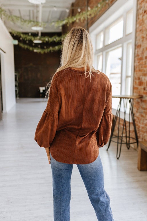 Brooks Textured Blouse