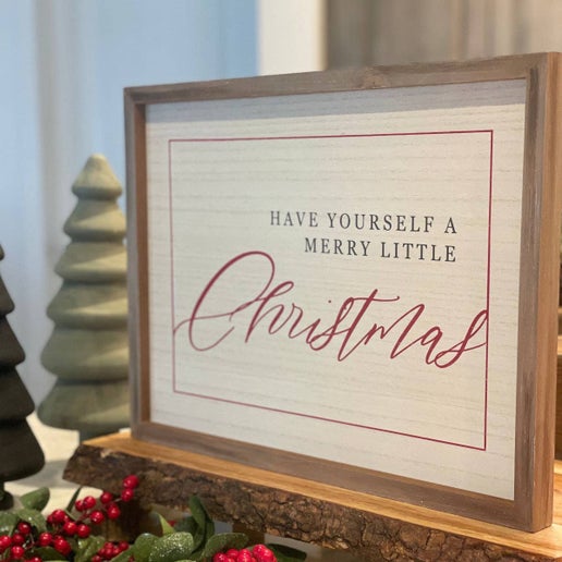 Merry Little Christmas Sign