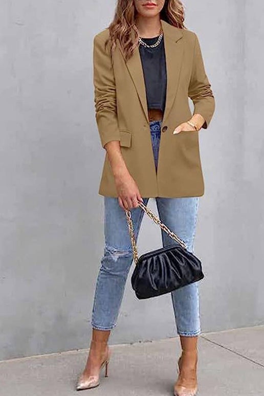 Chic Essentials Open Lapel Blazer